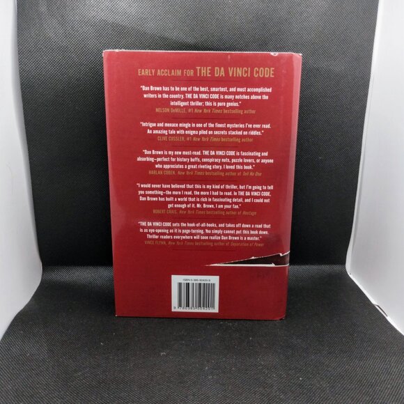 True 1st Print Dan Brown The Da Vinci Code 1st Ed Hardcover Book - Picture 3 of 7